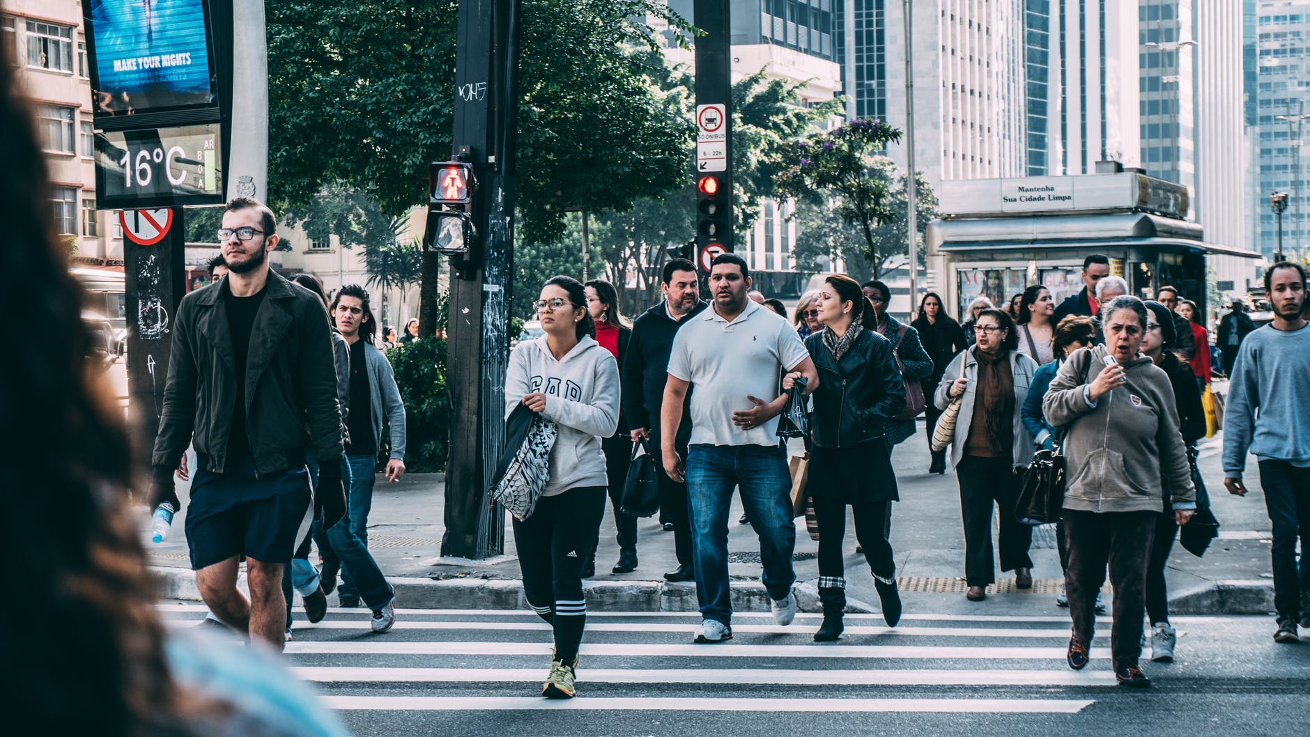 Peões não podem atravessar na passadeira sem parar antes?